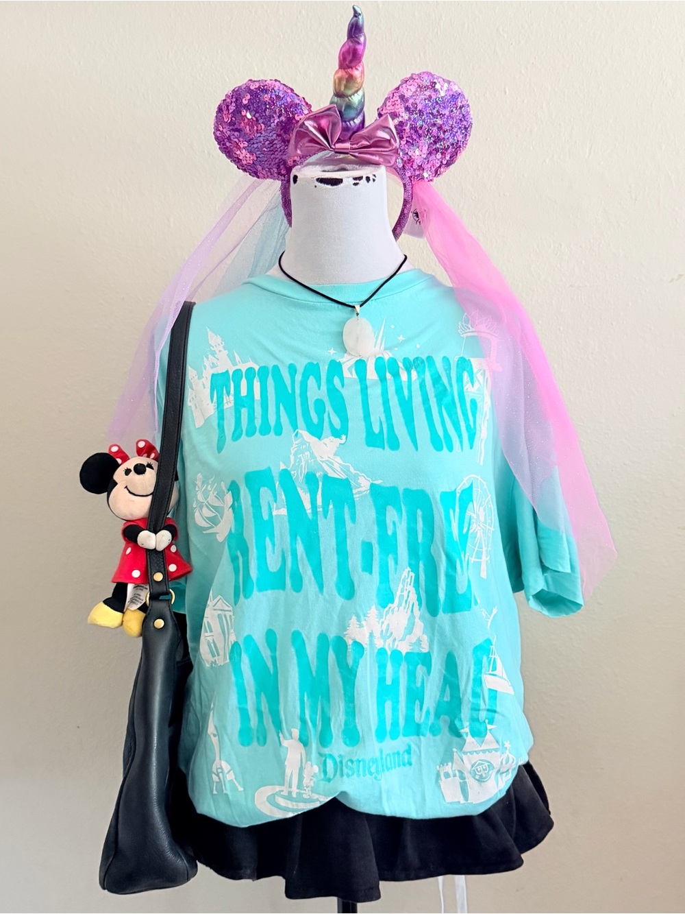 Disney parks “ Things living rent free in my head “ with various park icons